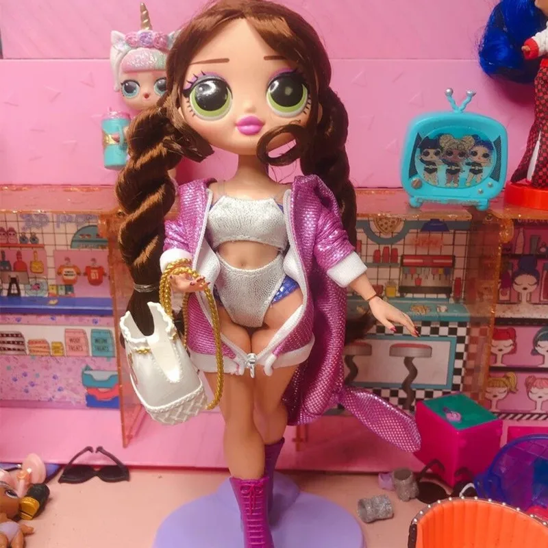 Genuine spot LOL surprise doll OMG long hair big sister girl birthday gift toy