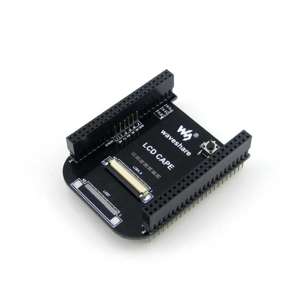 ShenzhenMaker Waveshare BB Черный Acce C Мини ПК BeagleBone черный в том числе BB Черный плата расширения ЖК-накидка 4,3 дюймов сенсорный ЖК-дисплей