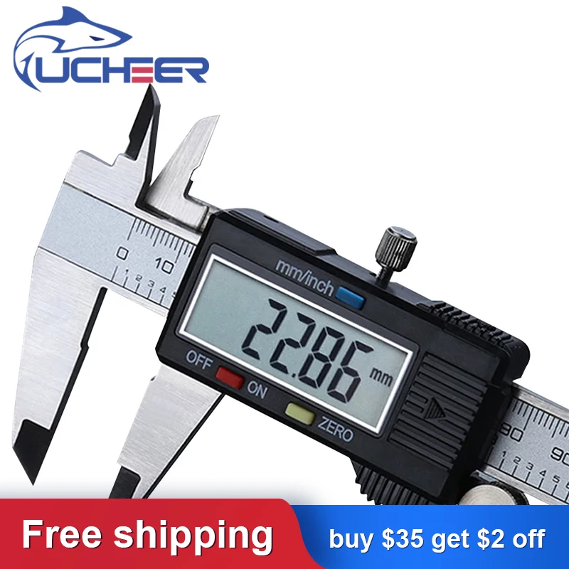 UCHEER 1 шт. Syntek электронный цифровой дисплей штангенциркуль с нониусом 0-150-100mm все