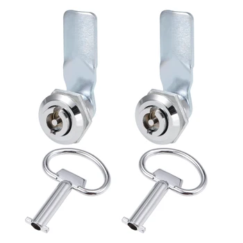

uxcell Tubular Cam Locks W Triangle Keys 2px C Type