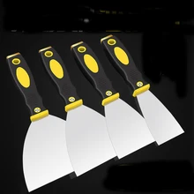 1/2/3/4/5 дюймов утолщенной Шпатлёвки лопатка из нержавеющей стали Ножи скребок PP Пластик ручка оштукатуривания стен Карманные Ножи ручной инструмент