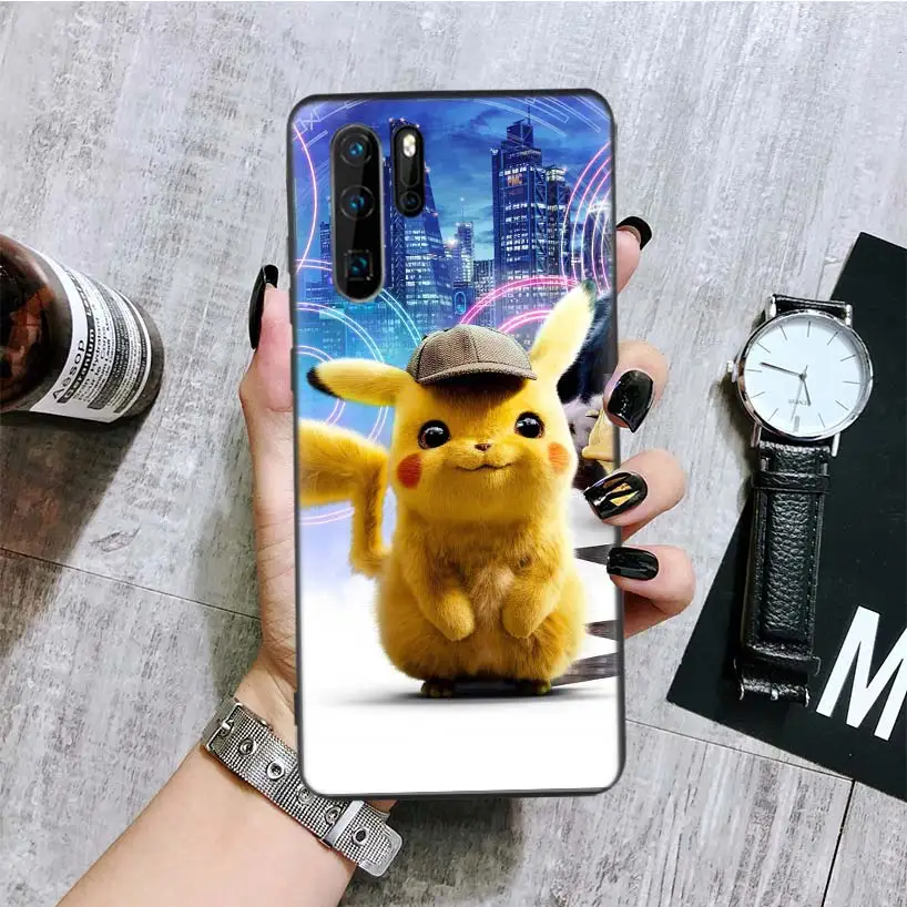 Pikachue фильм черный чехол для телефона huawei mate 30 20 10 P30 P20 P10 Pro Lite P Smart Z роскошный Coque Shell - Цвет: BA143-9