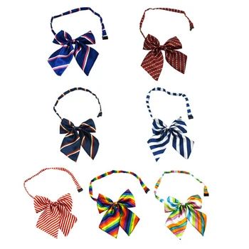 

Classic Bowtie Fashion Children's Uniform Stripe Bow Tie Cute Girls Butterfly Bowtie Clothes Accessories Toddle Cravate