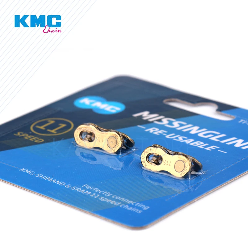 Bicycle Chain Connector KMC Bicycle Missing Link 6/7/8/9/10/11/12 Speed RE-usable Bicycle Quick Magic Chain Button To Repair Chain perfectly connecting