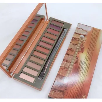 

Newest 3D Heat Eyeshadow Palette 12 Colors Professional Makeup Eyeshadow Palette With Makeup Brushes Makeup set pallete
