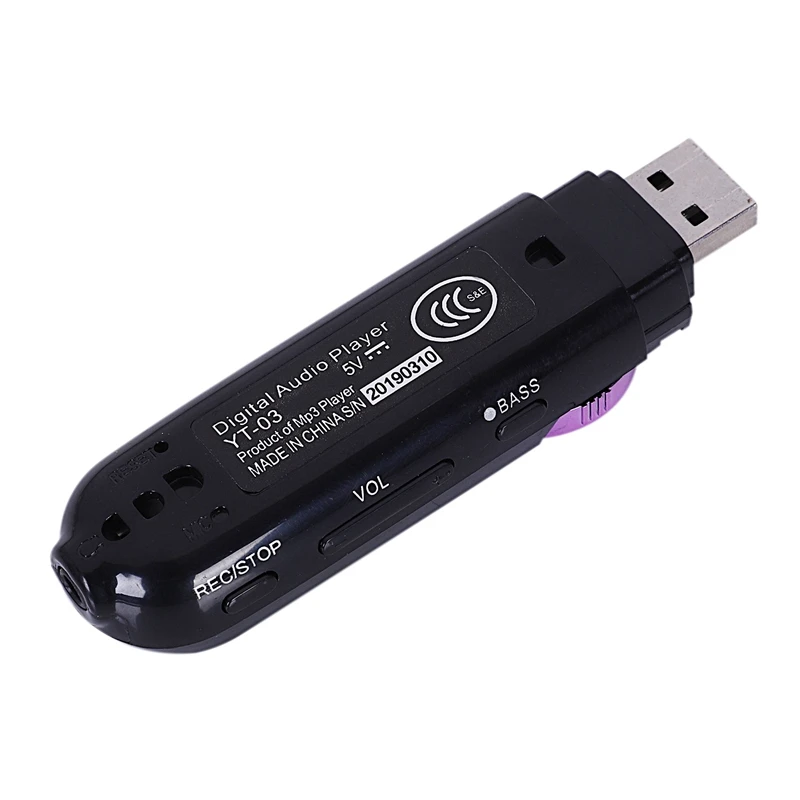 AMS-8GB USB Disk Pen Drive USB LCD MP3 Player Recorder FM Radio mini SD / TF