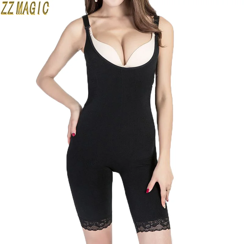 Fajas Colombianas Waist Trainer Revealing Buttock Revealing Butt Sexy Body Shaping Hips And Abdomen Adjustable Shoulder Straps
