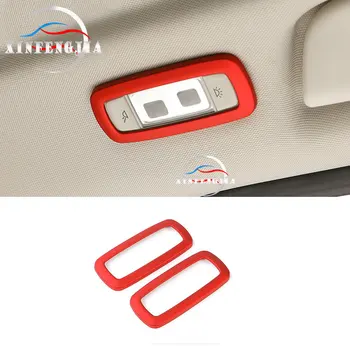 

For BMW X3 X4 G02 G01 18-19 2pcs Red Rear Reading Light Lamp Cover Trim