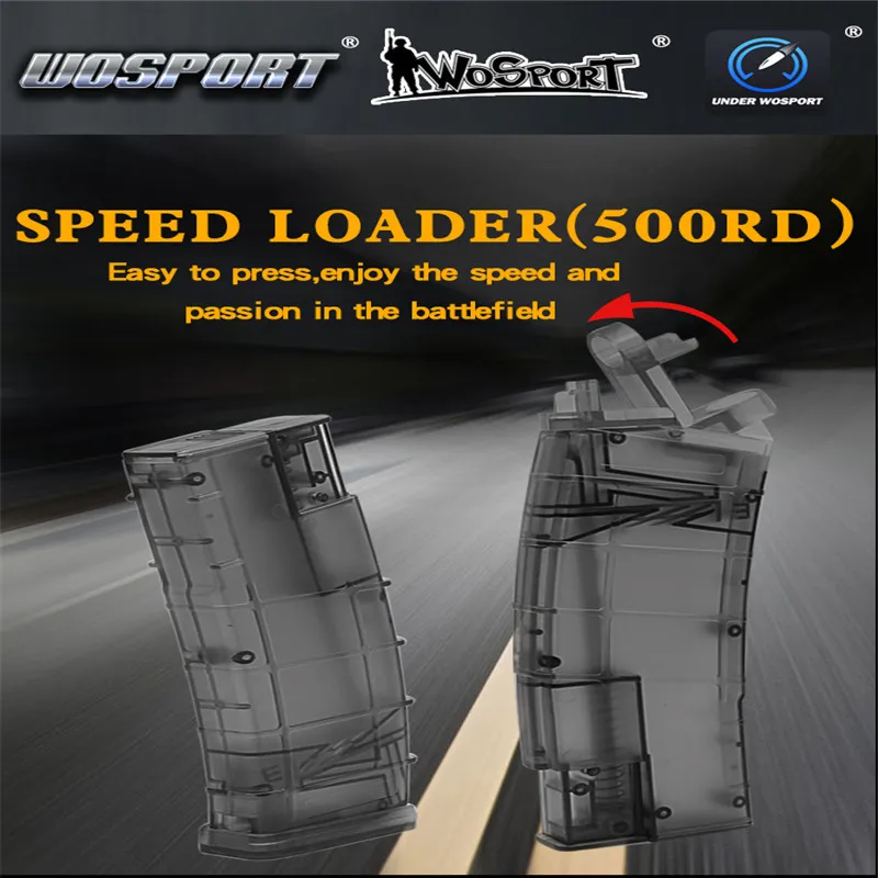 Тактический пластиковый Пейнтбольный BB Box Loader speed 500rd цветной большой чехол для оружия страйкбол военные боевые игры принадлежности для охоты