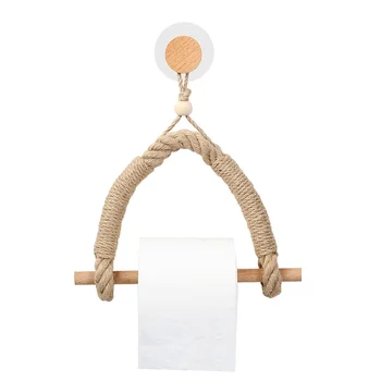 

Vintage Towel Hanging Rope Toilet Paper Holder Home Hotel Bathroom Decoration Supplies paper towel holder toilet paper stand