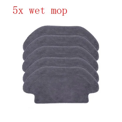 

New 5pcs wet pad mop cloths for Xiaomi STYJ02YM Conga 3490 Vacuum Cleaner Parts
