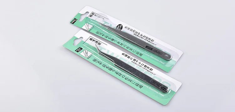 Нержавеющая сталь tweezers DIY инструмент ремонт мобильного телефона микро Ландшафтная кирпичная живопись только суккулентный инструмент 14 г