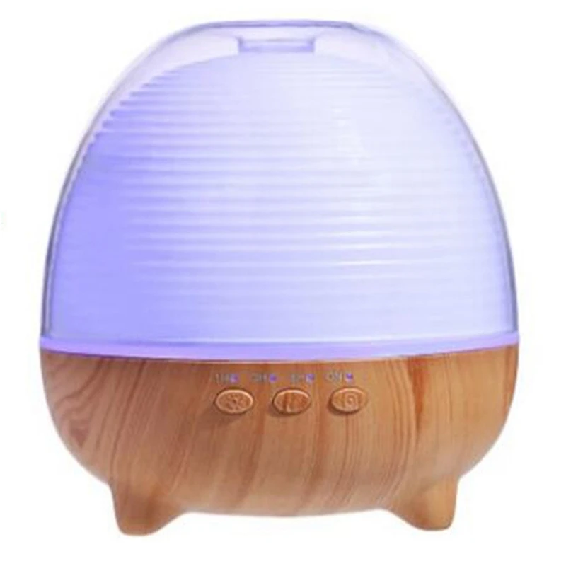 Light Wood Grain 600 мл держатель для благовоний увлажнитель воздуха ароматерапия ультразвуковая диффузор эфирного масла 8 цветов - Цвет: Light Wood Grain