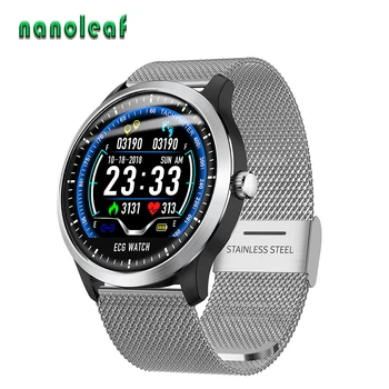 

Men Business Sports Smart Watch ECG+PPG Heart Rate Information Reminder Band Call Notification Sleep Monitoring Health Bangle