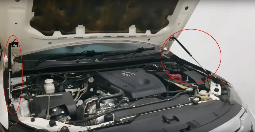 4x4 аксессуары для звукоснимателя передний капот газовые стойки подъем поддержка газа амортизатор для mitsubiish Pajero/Montero Sport 2009