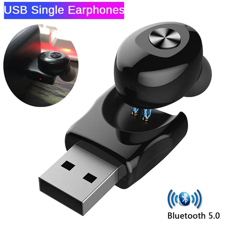 XG12 TWS Bluetooth 5,0 наушники стерео беспроводные наушники HIFI Звук спортивные наушники гарнитура игровая гарнитура с микрофоном для телефонов - Цвет: Single Earphone