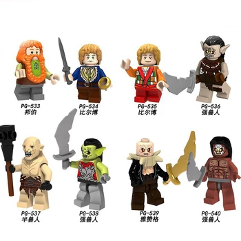 

8Pcs/Set LEGO Blocks Minifigures The Lord of the Rings The Hobbit Gorbag Tom Bombadil Mandalorian Toys Gift