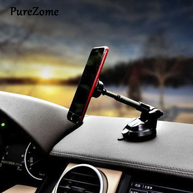 

Universal Magnetic Telescopic Car Mount 360 Degree Rotation Stand Holder for iPhone 7/6/Samsung HTC Smart Cellphones Tablet