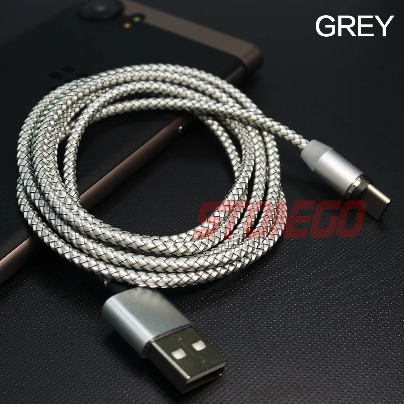 Магнитный usb-кабель STONEGO, кабель для быстрой зарядки USB type C, Магнитный зарядный кабель для передачи данных, Micro usb кабель мобильного телефона, usb-шнур