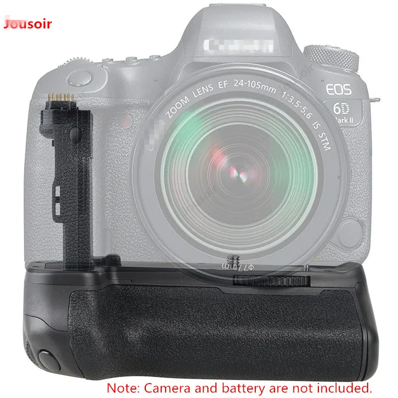 

Vertical battery compartment For C 6D MARII 6D2 SLR camera handle battery life BG-E21 CD50 T07