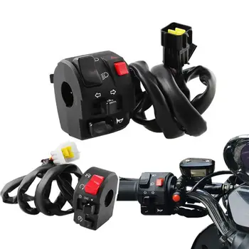 

22 mm Motorcycle Switch ATV Handlebar Controll Switches Left Right for Horn Button Turn Signal Electric Fog Lamp Light