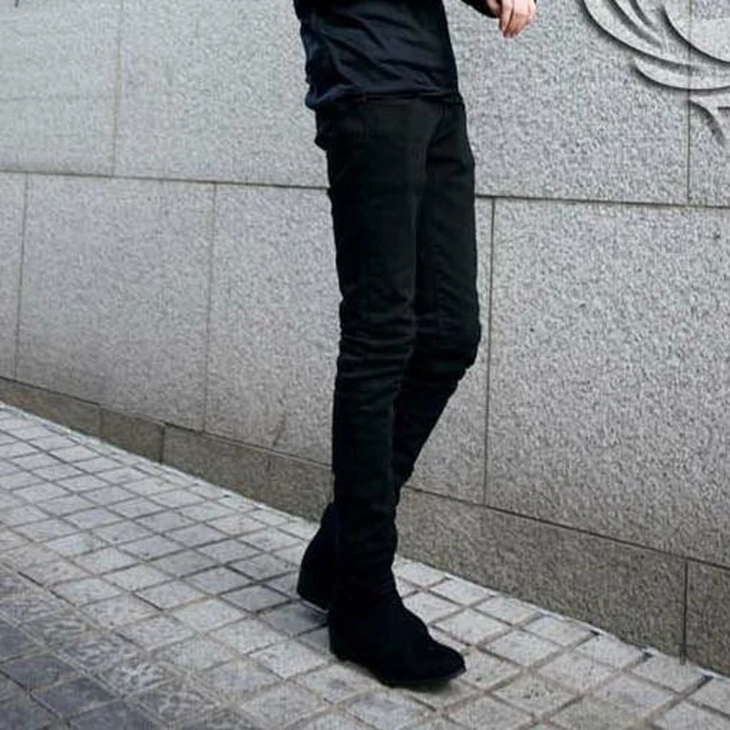 Wholesale 2020 Indoor Casual Denim students Cowboy black Skinny jeans men cowboy teenagers pencil pants men