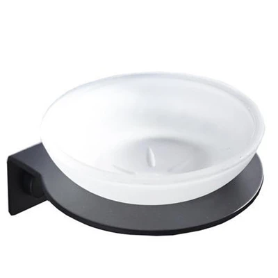 Soap dish Hongdec нержавеющая сталь премиум класса матовый черный набор аксессуаров для ванной комнаты - Цвет: Soap dish