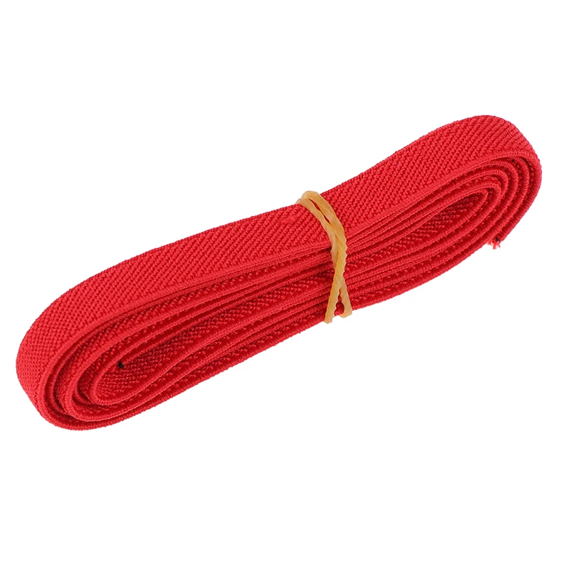 Длина 100 см ширина 10 мм Швейные принадлежности для рукоделия эластичная лента/пояс ручной работы/Цветная резинка/тесьма для одежды разных цветов - Цвет: red