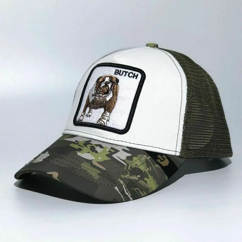 BUTCH-GREEN WHITE Новинка, летняя Кепка водителя грузовика, сетчатая бейсболка, хип-хоп кепка для мужчин, бейсболка с вышивкой, BUTCH-GREEN, белая - Цвет: BUTCH-GREEN WHITE