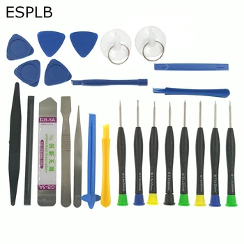 25/22 in 1 kit di strumenti di apertura per riparazione Tablet cellulare cacciavite pinzetta Spudger in metallo piede di porco smontare Set di utensili manuali