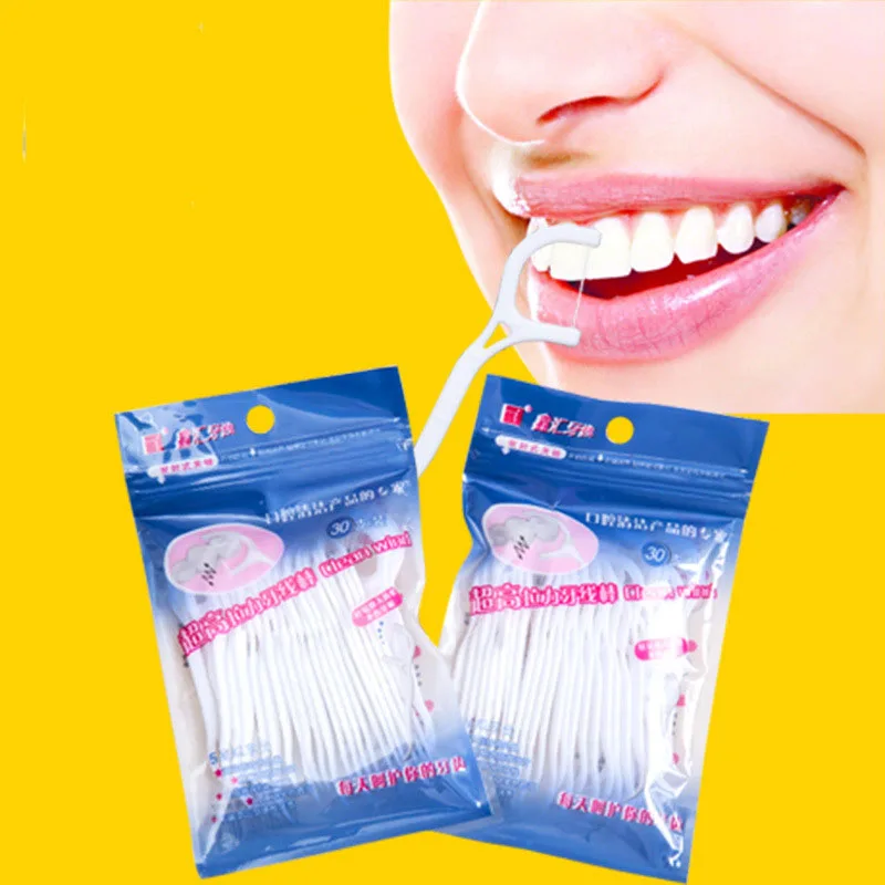 20/50PCS Dental Floss Interdental Brush Teeth Stick Toothpicks tooth