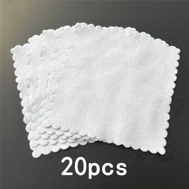 

20pcs Nano Ceramic Car Glass Coating Lint-Free Cloth Microfiber Cleaning Cloths 10*10cm Eyeglasses Washing Cloth