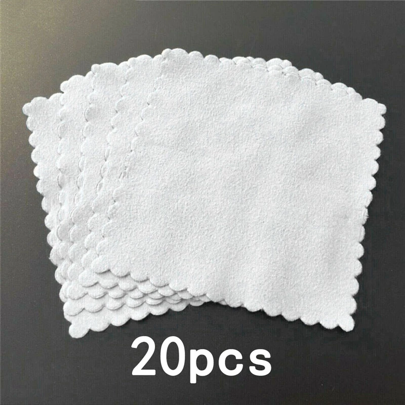20pcs Nano Ceramic Car Glass Coating Lintfree Cloth Microfiber