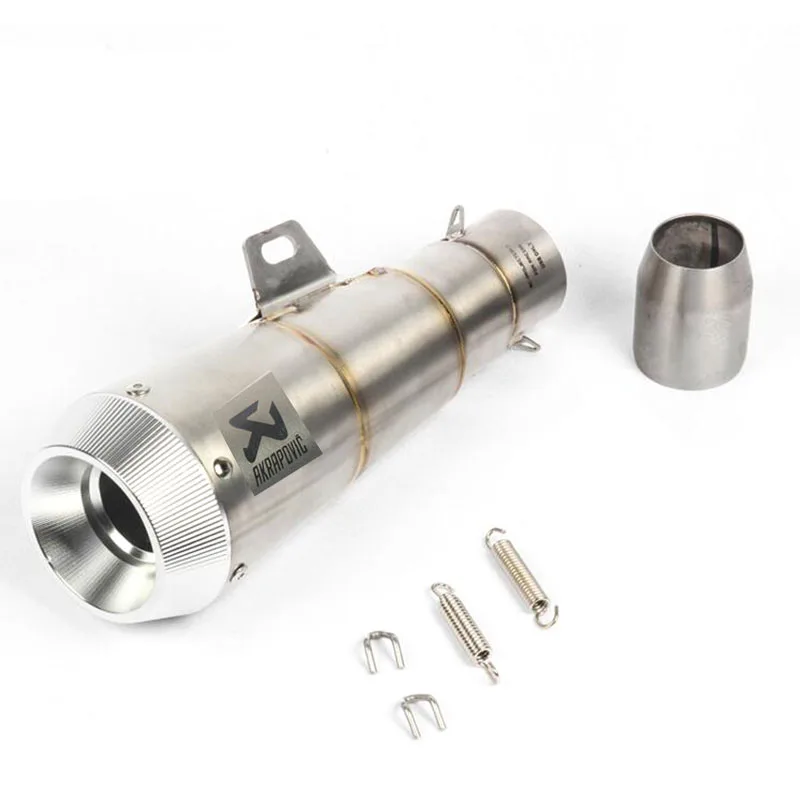 Univeresal 51 мм глушитель выхлопной трубы мотоцикла Лазерная Akrapovic правая и левая сторона Moto Escape для R6 R1 CBR600 Z750 GSXR750 - Цвет: Цвет: желтый