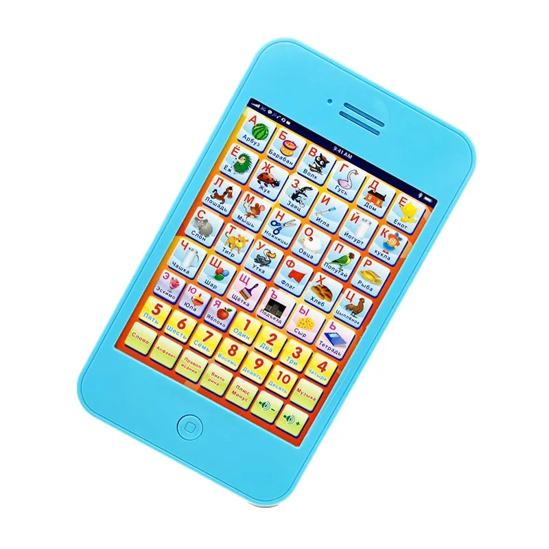 Развивающие игрушки для детей планшет Comput на русском языке обучения Y-Pad для детей ABC Y Pad русская игрушка с светильник