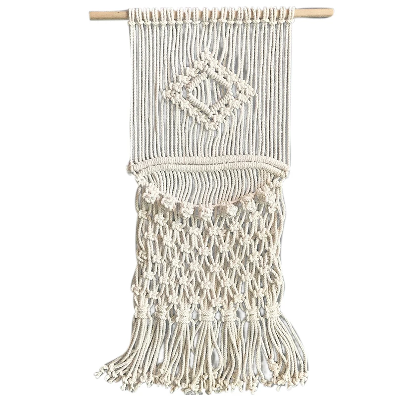

Handmade Macrame Hanging Wall Tapestry Wedding Ceremony Backdrop Wall Art Wedding Decoration Home Living Room
