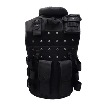 

Men Hunting Vest Outdoor Waistcaot Military Training CS Vest Swat Protective Modular Safety Vest