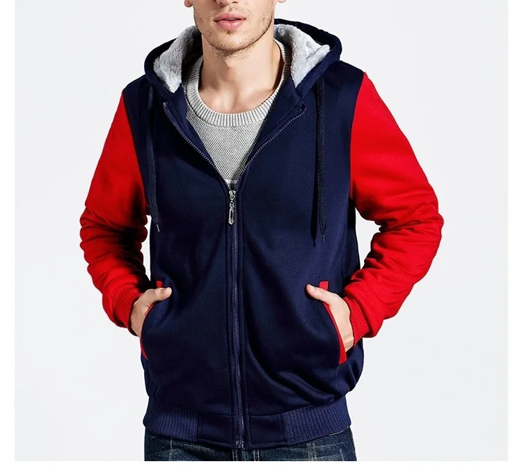 Мужская куртка большого размера 7XL 8XL 9XL 10XL осенне-зимняя толстовка с длинными рукавами на молнии, утепленная Флисовая теплая синяя и красная цвета matc