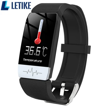 

Letike T1 New Smart watch immunoassay &Body Temperature Measurement Health 5 in 1 Heart Rate Smart Band bracelet Fitness Tracker