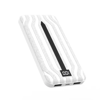 

MOXOM Power Bank 10000mah LCD Indicate Light 2USB Micro input Power Bank ForiPhone ForXiaomi ForHUAWEI ForSAMSUNG