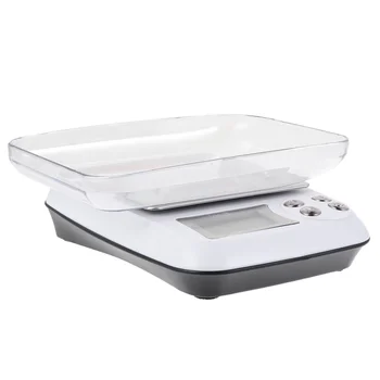 

Household Electronic Scale High Precision Jewelry Scale with No Battery (Silver)
