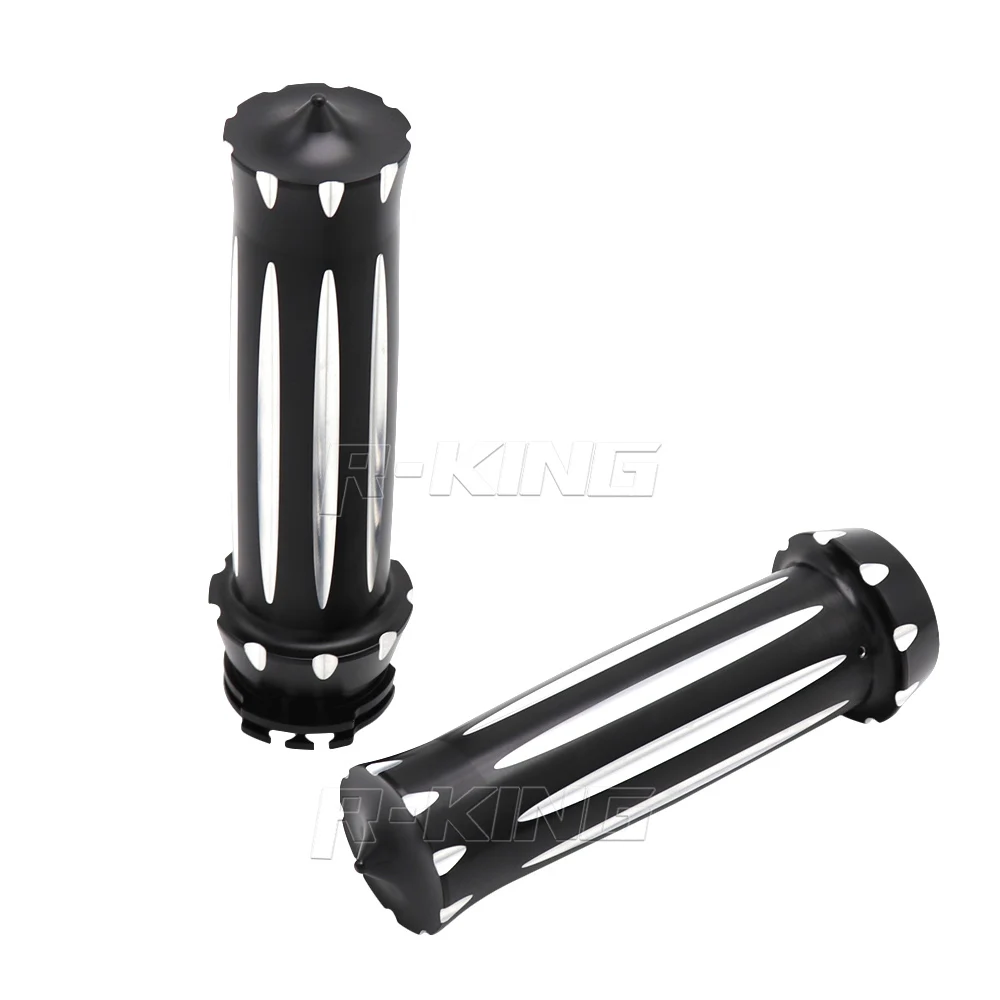 1 ''25 мм CNC кромка вырезанный Руль рукоятки для Harley XL 883 XL1200 X48 Dyna Fatboy V-Rod Electra Glide Super Glide Wide Glide