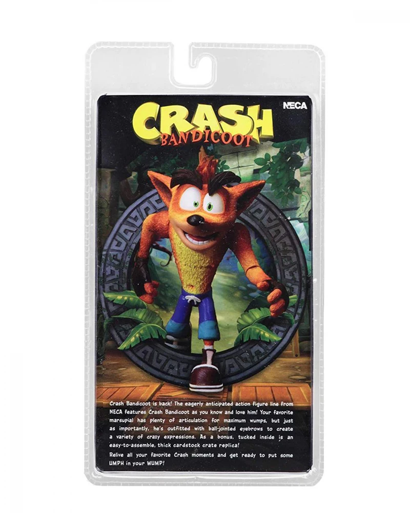 6 дюймов NECA оригинальная игра Crash Bandicoot Sane Трилогия фигурка модель игрушка кукла подарок