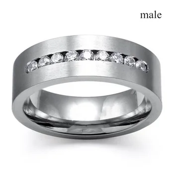 Poised Union - Men's Square Crystal Ring 4