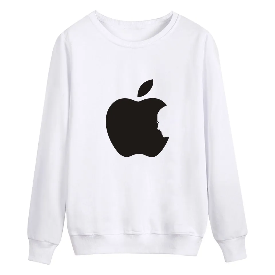 Apple Winter Warm Casual Style Harajuku Sweatshirt In Steven Jobs Apple Autumn 3XL Men Hoodies And Sweatshirts hoodie sweatshirt