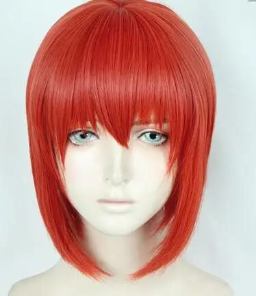 Японское аниме Mahoutsukai no Yome платье для косплея Хатори Томойо школьная форма древний Magus Невеста полный комплект косплей костюм - Цвет: wig