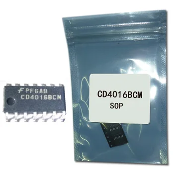 

CD4016 CD4016BCM SOP14 new original Free shipping 10pcs/lot