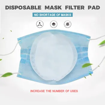 

Universal Face Mask 3 Layers Gasket Mask Filter Activated Carbon Breath Filters 50Pcs Dustproof Anti-fog Mouth Masks Daily Use