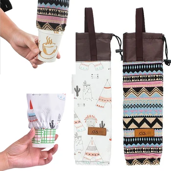 

Outdoor Disposable Paper Cup Storage Bag Portable Hanging Bag Waterproof Camping Cup Organizer