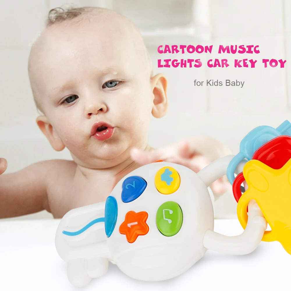 Мультяшные музыкальные огни и песни безвкусные удобные персонажи игрушка ключ
